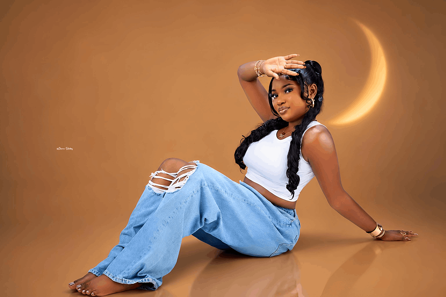 Studio photoshoot at Charm Afrika Studios